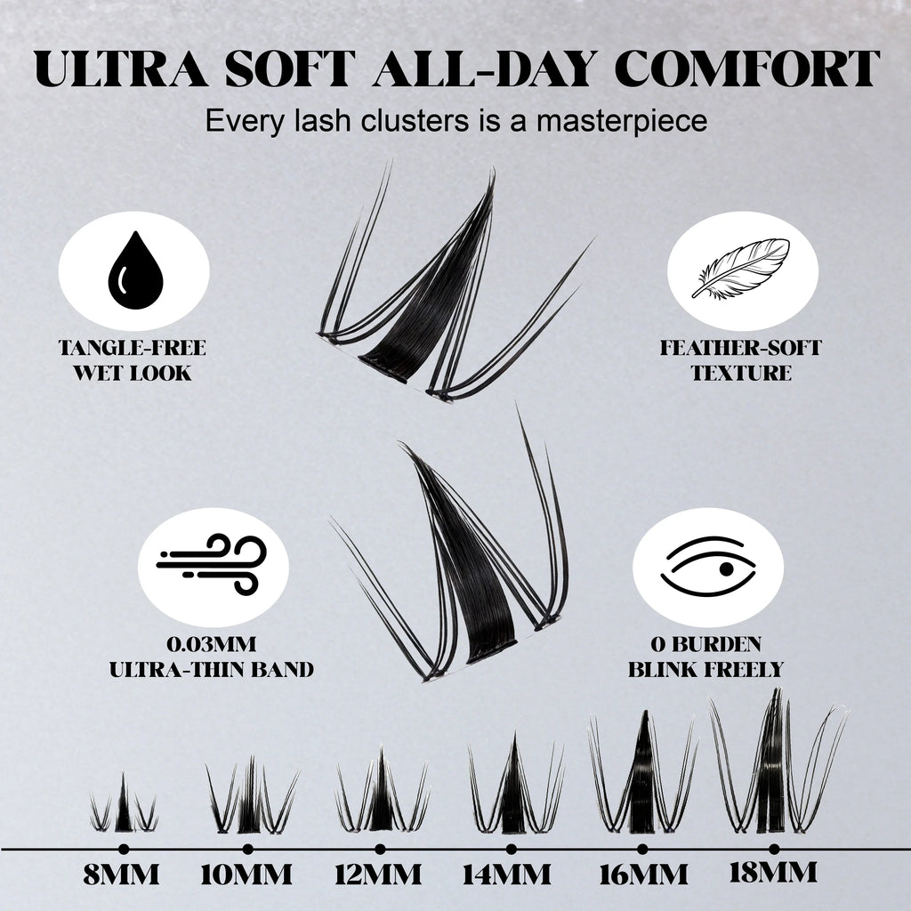 ST-AURA | DIY Lash Clusters 8-18mm