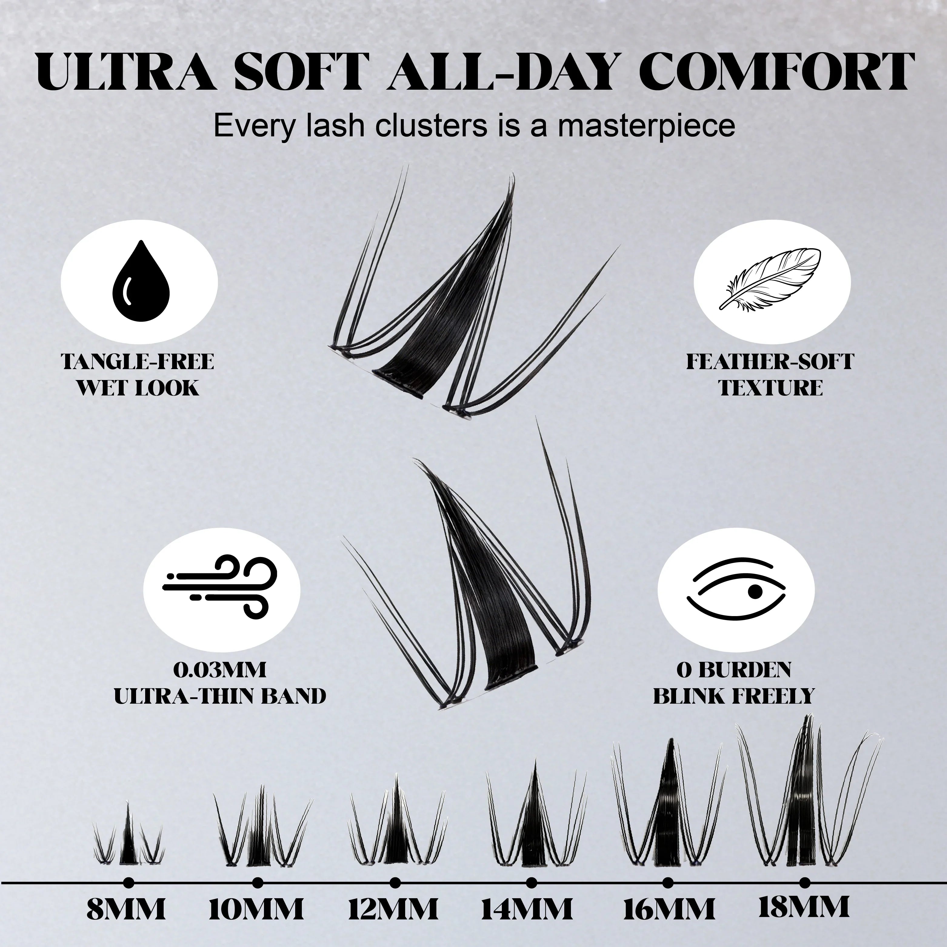 ST-AURA | DIY Lash Clusters 8-18mm