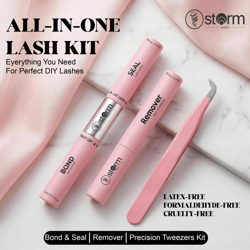 Storm Lash 2-in-1 Lash Bond and Seal with Remover tweezers  Kit