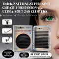 ST S50P D-Curl Lash Clusters 8-18mm
