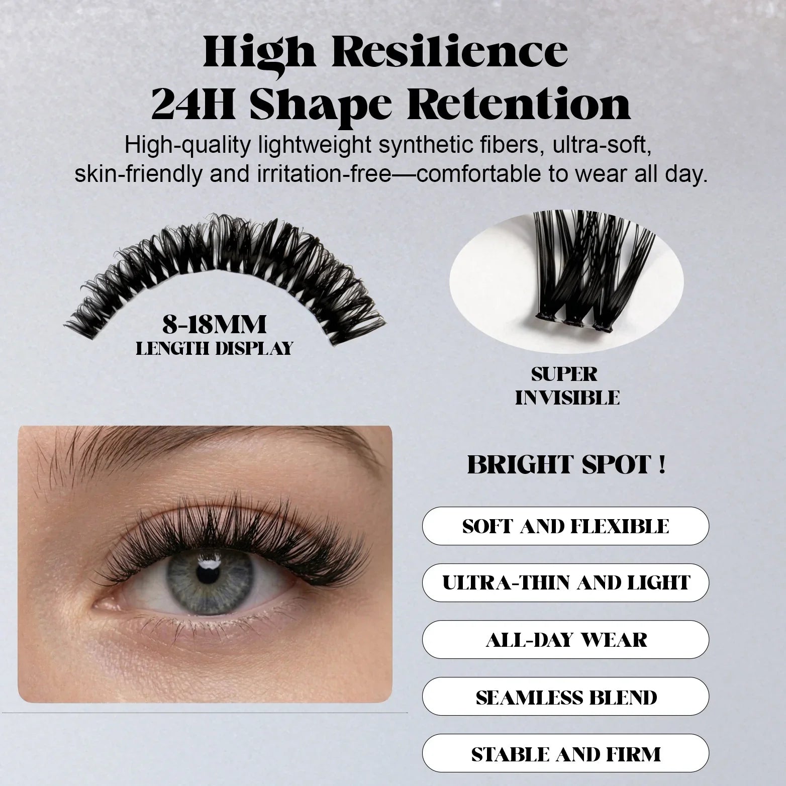 ST HALO D-Curl Lash Clusters 8-18mm