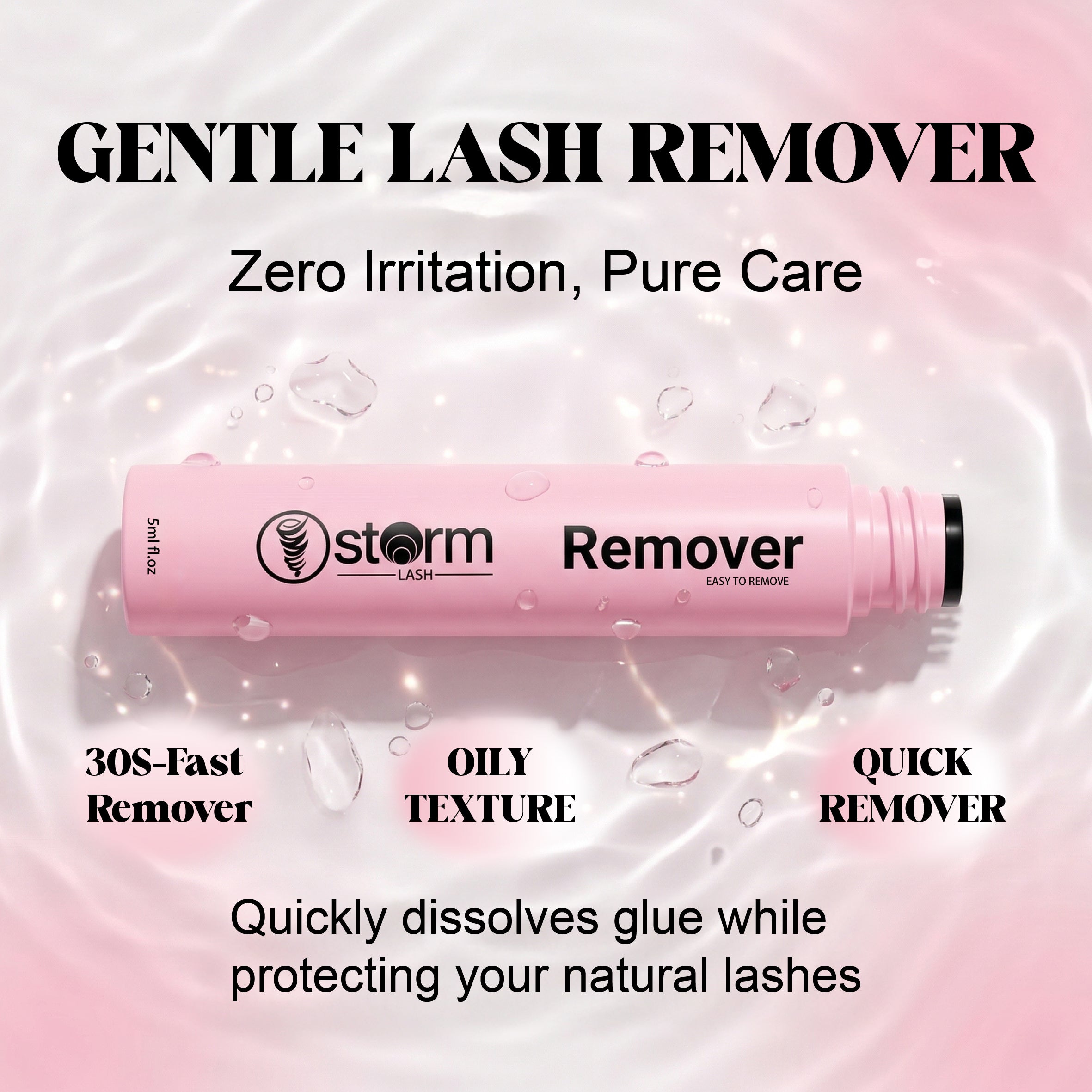 Storm Lash 2-in-1 Lash Bond and Seal with Remover tweezers  Kit