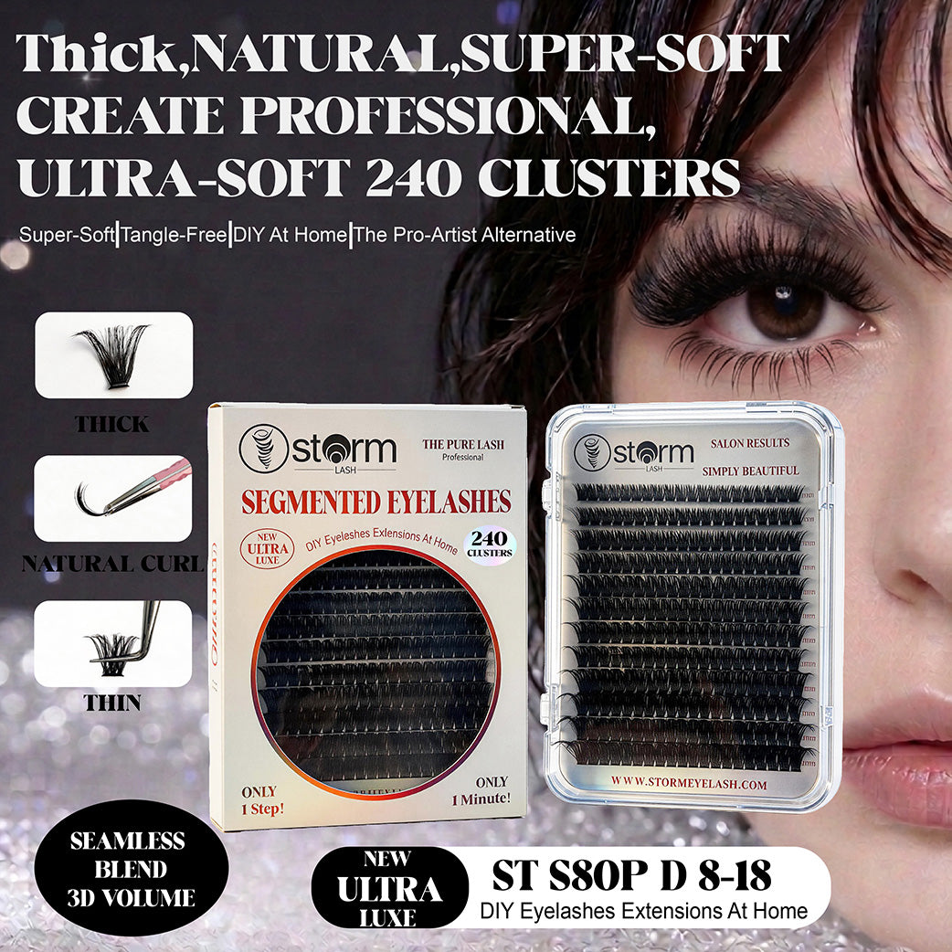 ST S80P D-Curl Lash Clusters 8-18mm