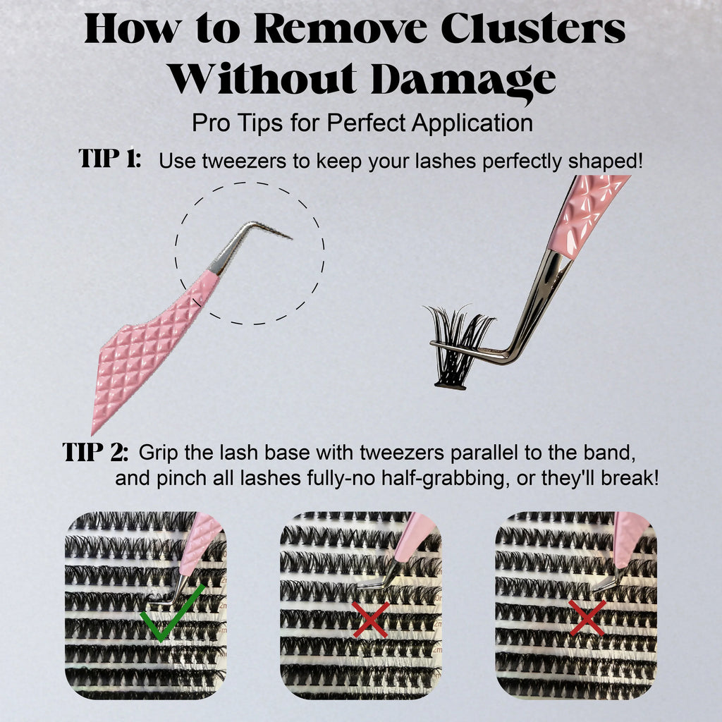 ST S60P D-Curl Lash Clusters 8-18mm