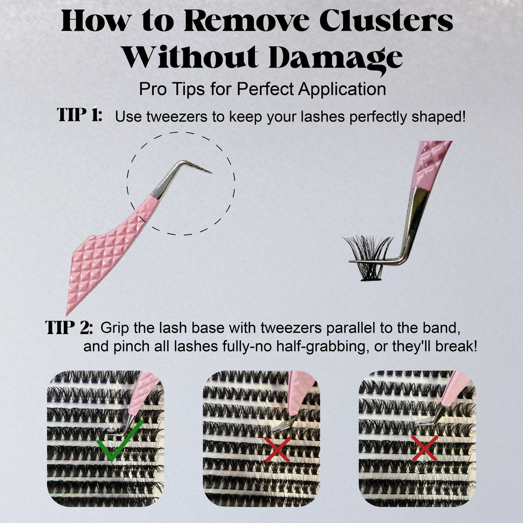 ST S50P D-Curl Lash Clusters 8-18mm