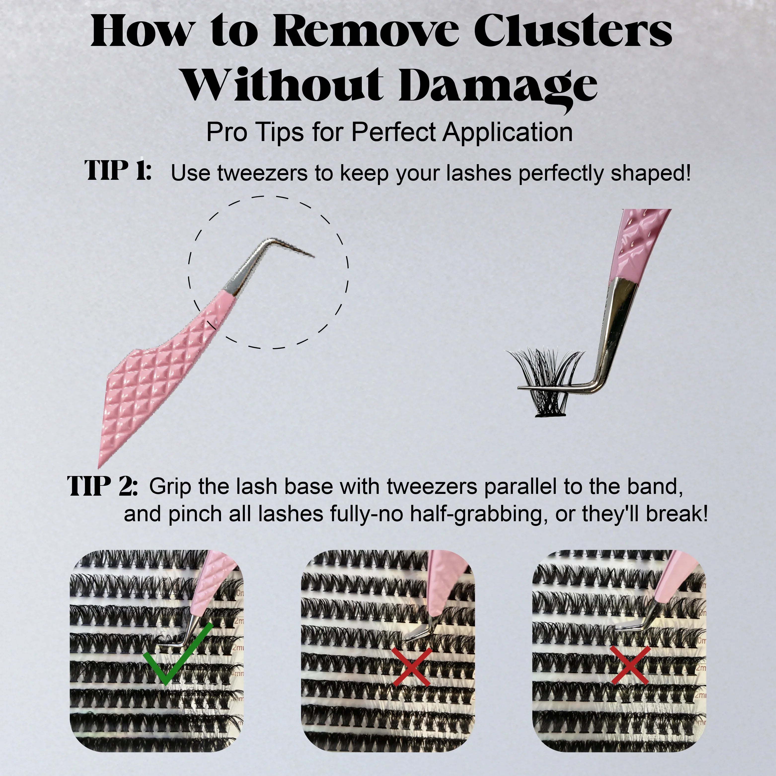 ST S50P D-Curl Lash Clusters 8-18mm